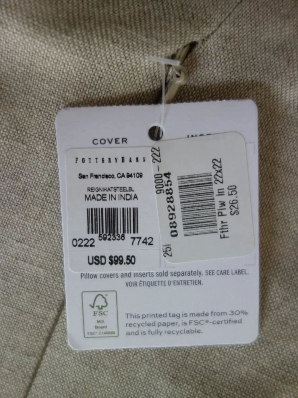 Pottery Barn nwt $99
